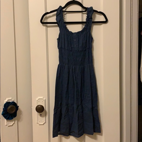 Navy cloth dress - Picture 1 of 2